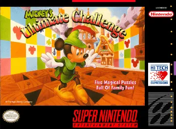 Mickey's Ultimate Challenge (USA) box cover front